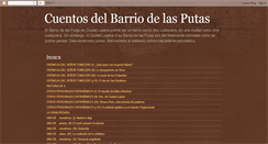 Desktop Screenshot of cuentosdelbarriodelasputas.blogspot.com