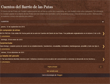 Tablet Screenshot of cuentosdelbarriodelasputas.blogspot.com