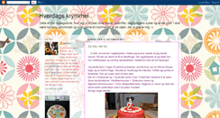 Desktop Screenshot of hverdagskrymmel.blogspot.com