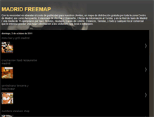 Tablet Screenshot of madridfreemap.blogspot.com