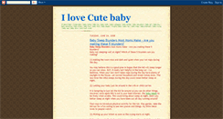 Desktop Screenshot of cutesbaby.blogspot.com