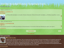 Tablet Screenshot of hombre-sociedad-ciencia-y-tecnologia.blogspot.com