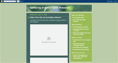 Desktop Screenshot of gatheringofmotherearthprotectors.blogspot.com