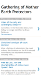 Mobile Screenshot of gatheringofmotherearthprotectors.blogspot.com
