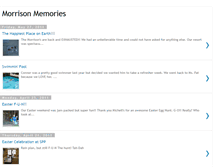 Tablet Screenshot of morrisonmemories.blogspot.com