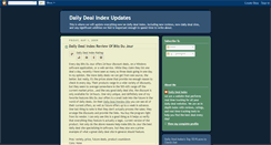 Desktop Screenshot of dailydealindex.blogspot.com