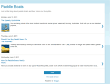 Tablet Screenshot of paddle-boat.blogspot.com