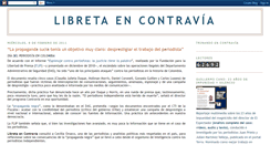 Desktop Screenshot of libretaencontravia.blogspot.com