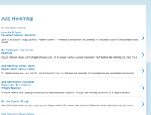 Tablet Screenshot of ailehekimidestek.blogspot.com