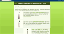 Desktop Screenshot of keracarehairproducts.blogspot.com