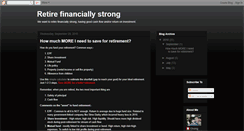 Desktop Screenshot of financiallyretire.blogspot.com