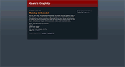 Desktop Screenshot of gaarasgfx.blogspot.com