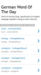 Mobile Screenshot of germanwordoftheday.blogspot.com