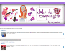 Tablet Screenshot of clubedamaquiagem.blogspot.com