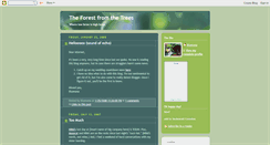 Desktop Screenshot of forestfromtrees.blogspot.com