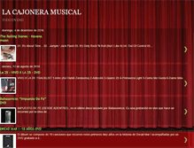 Tablet Screenshot of lacajoneramusical.blogspot.com