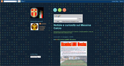 Desktop Screenshot of messinacalcio.blogspot.com