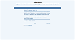 Desktop Screenshot of cell-mobile-phones.blogspot.com