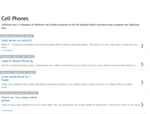 Tablet Screenshot of cell-mobile-phones.blogspot.com