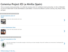 Tablet Screenshot of comeniusprojectieslaminilla.blogspot.com