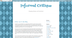 Desktop Screenshot of informalcritique.blogspot.com