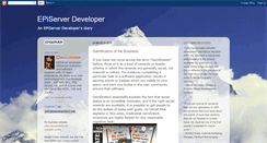 Desktop Screenshot of episerverdeveloper.blogspot.com