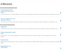 Tablet Screenshot of discovery2111.blogspot.com