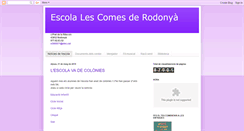 Desktop Screenshot of escolalescomes.blogspot.com