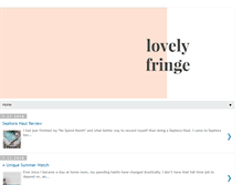 Tablet Screenshot of lovelyfringe.blogspot.com