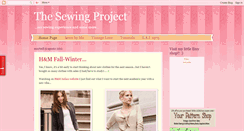 Desktop Screenshot of lucia-thesewingproject.blogspot.com