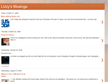 Tablet Screenshot of lizzysmusings.blogspot.com