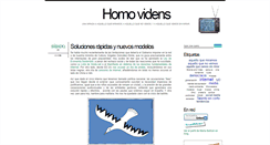 Desktop Screenshot of homovidens-agia.blogspot.com