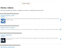 Tablet Screenshot of homovidens-agia.blogspot.com