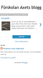 Mobile Screenshot of forskolan-axet.blogspot.com