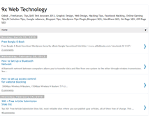 Tablet Screenshot of 9xwebtech.blogspot.com