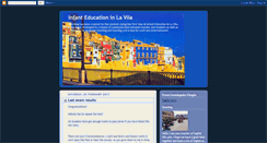 Desktop Screenshot of infanteducationinlavila.blogspot.com