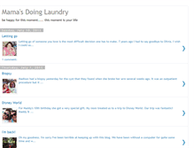 Tablet Screenshot of mamasdoinglaundry.blogspot.com