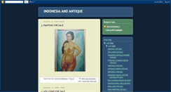 Desktop Screenshot of indonesiaantique.blogspot.com