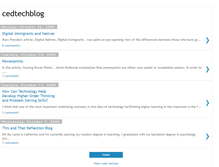 Tablet Screenshot of cedtechblog.blogspot.com