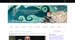 Desktop Screenshot of elantrodelosvampirosyotrosmonstruos.blogspot.com