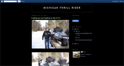 Desktop Screenshot of michiganthrillrider.blogspot.com