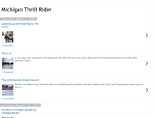 Tablet Screenshot of michiganthrillrider.blogspot.com