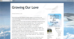 Desktop Screenshot of growingourlove.blogspot.com