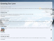 Tablet Screenshot of growingourlove.blogspot.com