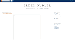 Desktop Screenshot of elderkasongubler.blogspot.com