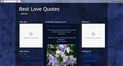 Desktop Screenshot of lovequotesbest.blogspot.com