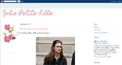 Desktop Screenshot of jolie-petitefille.blogspot.com