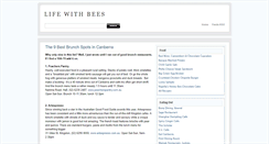 Desktop Screenshot of lifewithbees.blogspot.com