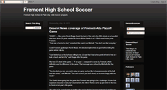 Desktop Screenshot of fremonthssoccer.blogspot.com