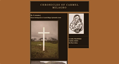 Desktop Screenshot of carmelmilagro.blogspot.com